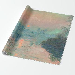 Monet Sunset Seine Fine Art Impressionism