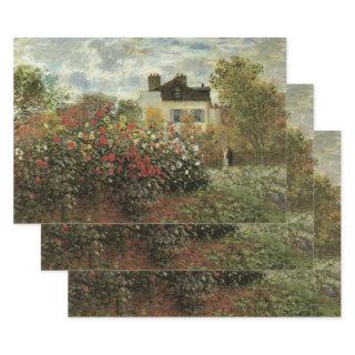 Monet's Garden at Argenteuil by Claude Monet  Sheets