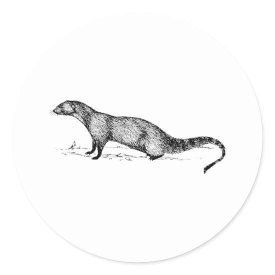 Mongoose Classic Round Sticker