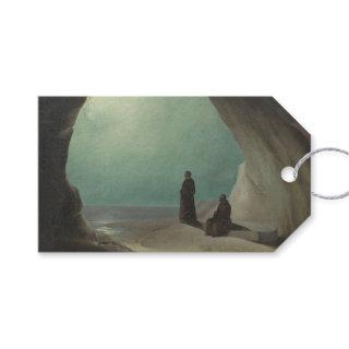 Monks in a Grotto (by Carl Blechen) Gift Tags