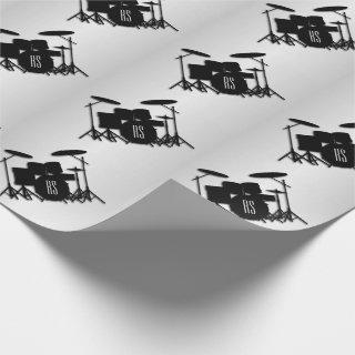 Monogram Drum Set Silver
