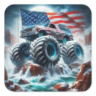 MONSTER TRUCK STICKER