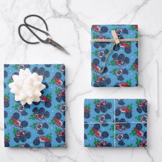 Monster Trucks and Christmas Trees Pattern  Sheets