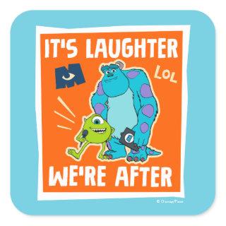 Monsters at Work | It's Laughter We're After Square Sticker