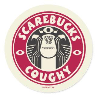 Monsters at Work | Scarebucks Coughy Classic Round Sticker