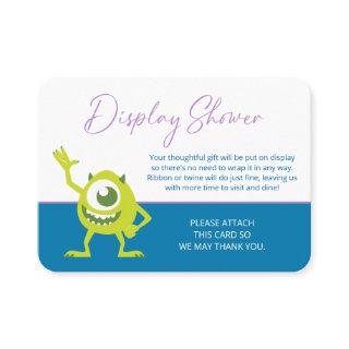 Monsters Inc. Baby Shower | No Wrap Place Card