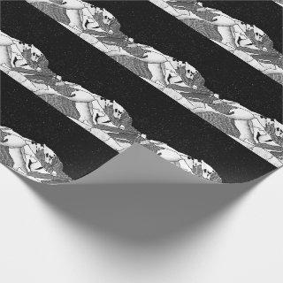 Mont Blanc black and white mountain