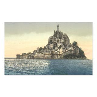 Mont St Michel II, Normandy, France Rectangular Sticker