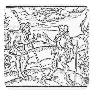 Month of February, from 'The Shepheardes Square Sticker