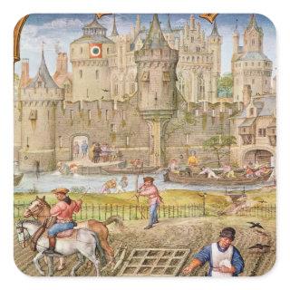 Month of October Square Sticker