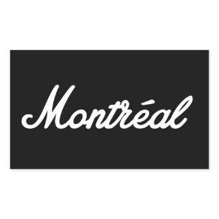 Montreal rock sticker! rectangular sticker