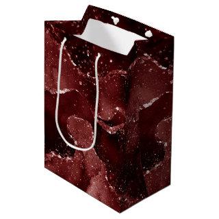Moody Agate | Henna Blood Red Garnet Jewel Tone Medium Gift Bag