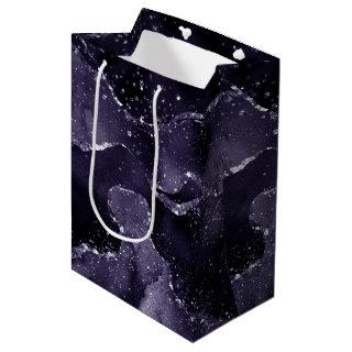 Moody Agate | Midnight Indigo Deep Purple Glam Medium Gift Bag