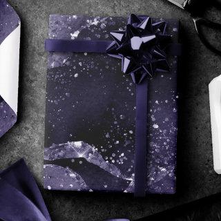 Moody Agate | Midnight Indigo Deep Purple Glam