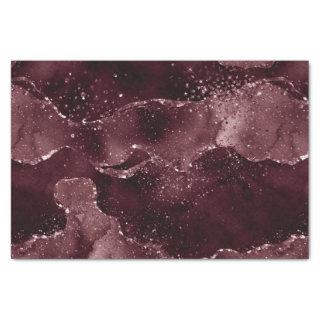 Moody Agate | Wine Bordeaux Sangria Merlot Maroon Tissue Paper