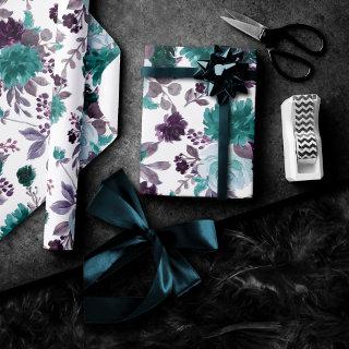 Moody Boho | Teal Turquoise and Purple Monogram