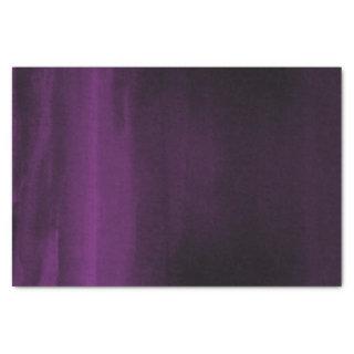 Moody Purple Plum Modern Watercolor Chic Elegant Tissue Paper