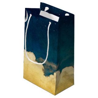 Moon And Cloudscape Small Gift Bag