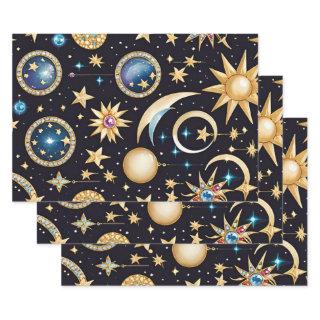 Moon And Stars Celestial    Sheets