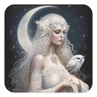 Moon Goddess Divine Feminine Sticker