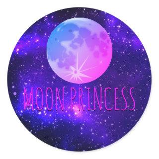 "Moon Princess" Galaxy Stickers