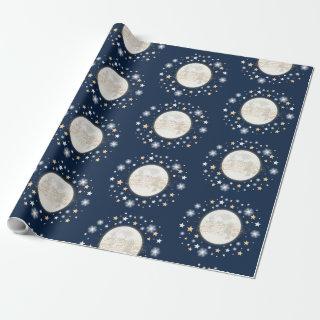 Moon Stars Celestial Galaxy Birthday Baby Shower