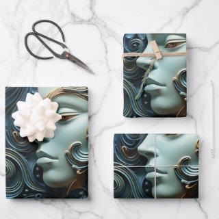 Moonlit Woman 3D Art  Sheets