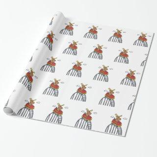 Moose on Roller Coaster | choose background color