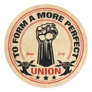 More Perfect Union 1016 Classic Round Sticker