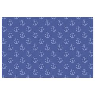 More Red and Navy Nautical Series Design 12 Tissue Paper