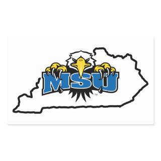 Morehead State Love Rectangular Sticker