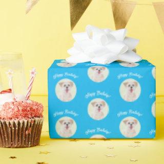 Morkie Blue  Round Images