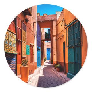 Moroccan buildings Sticker