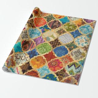Moroccan Colorful Tiles Decoupage Gift