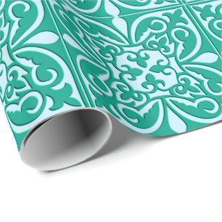 Moroccan tile - turquosie blue and aqua