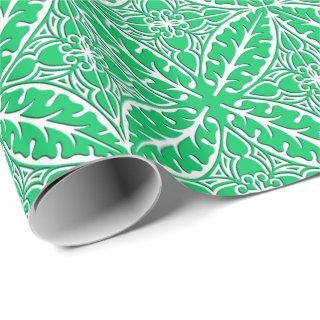 Moroccan tiles - jade green and white