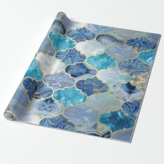 Moroccan trellis Blue Mineral Textures