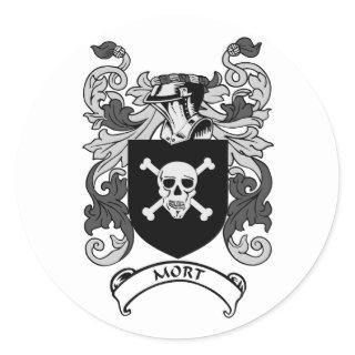 MORT Coat of Arms Classic Round Sticker