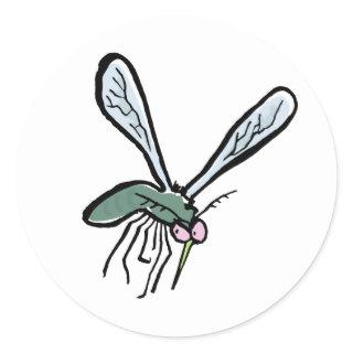 mosquito classic round sticker