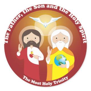 Most Holy Trinity Classic Round Sticker