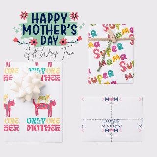 Mother's Touch Gift Wrap Trio
