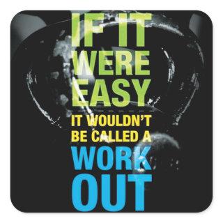 Motivational Bodybuilding Gym Sticker