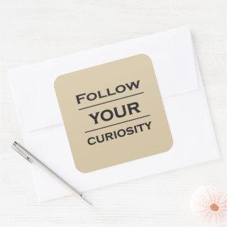 motivational quotes about life square sticker