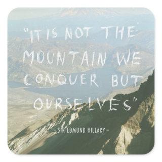 Motivational Words Square Sticker
