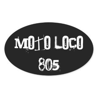 Moto Loco "805" Sticker