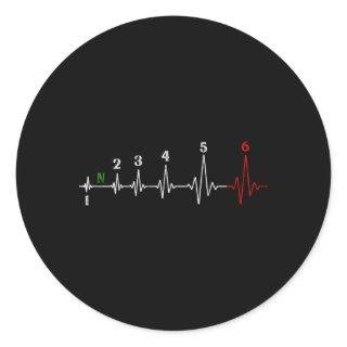 Motorcycle Hebeat Gear Shift Ual Transmission Bike Classic Round Sticker