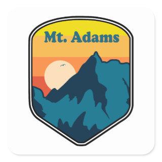 Mount Adams New Hampshire Sunrise Square Sticker