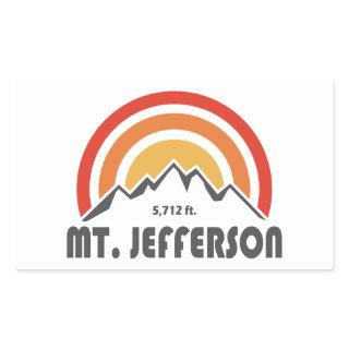 Mount Jefferson New Hampshire Rectangular Sticker