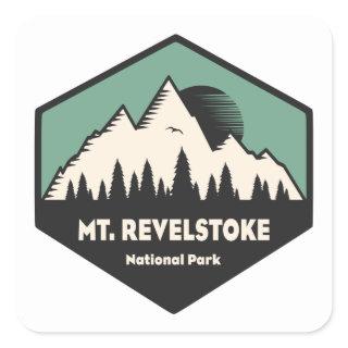 Mount Revelstoke National Park Square Sticker
