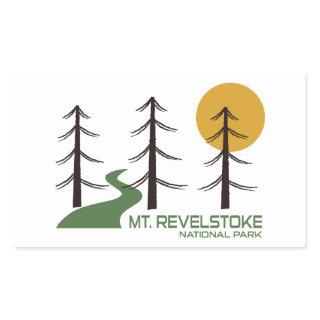 Mount Revelstoke National Park Trail Rectangular Sticker